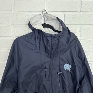 vintage university north carolina tar heels Rain Coat Windbreaker Mens Medium